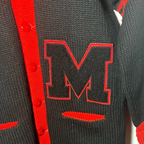 Champion Black and Red Knitwear Cardigan - Picture 4 of 4